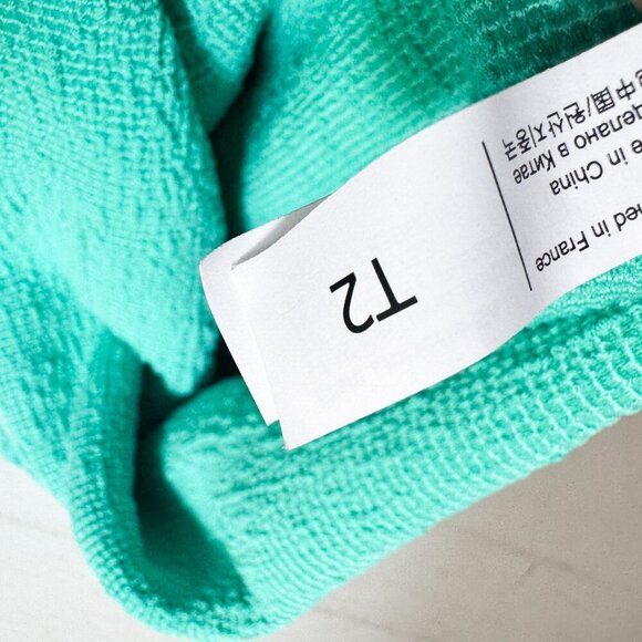 Etam Paris Turquoise Teal One Piece Swimsuit T2/40/US 8 - Picture 5 of 7